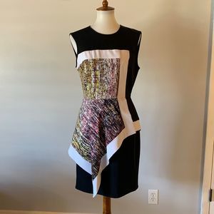 [BCBGMAXAZRIA] Asymmetrical Peplum Dress - Size 8